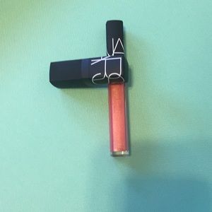 NARS Orgasm Lipstick and lipgloss